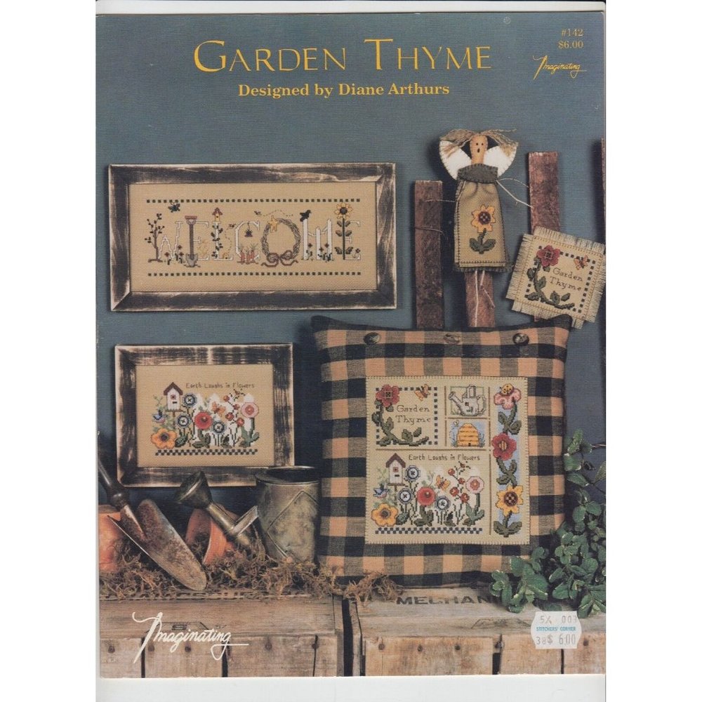 Imaginating Garden Thyme Diane Arthurs Cross Stitch Patterns #142